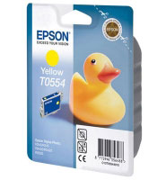 Epson T0554 Yellow Ink Cartridge (Duck) (C13T05544010)